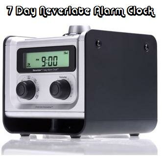 7 Day Neverlate Alarm Clock