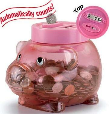 Digital Coin Counting Piggy Bank
