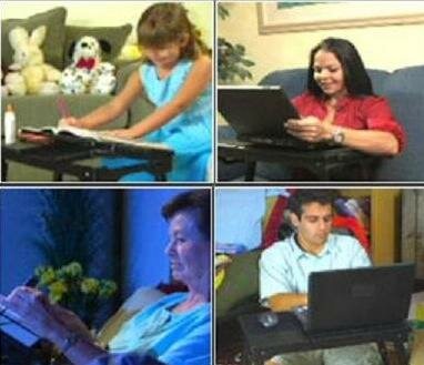 Laptop Table Workstation