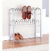 12 Pair Shoe Rack With Bottom Shelf