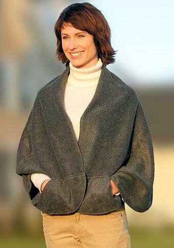 Pocket Fleece Shawl