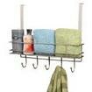 Over The Door Coat Rack With Basket
