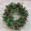 Solar Winterberry Wreath